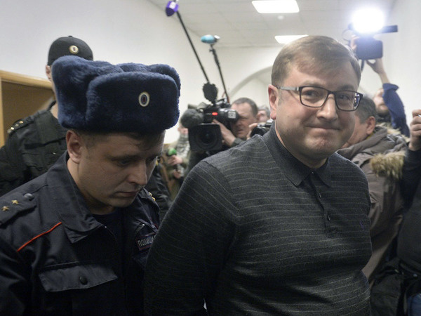 Дмитрий Михальченко во время оглашения приговора в Басманном районном суде//Эмин Джафаров/Коммерсантъ