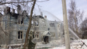 Сутки после пожара: что произошло с двухэтажным зданием в Рыбинске