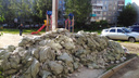 В Ярославле детскую площадку завалили строительным мусором