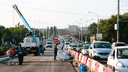Мэрия: пробки из-за ремонта Южного моста тормозят работу общественного транспорта