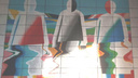 К «Ночи музеев» стены музея ИЗО украсили новые граффити по картинам Малевича и Пикассо