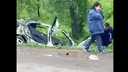 В сети появилось видео страшной аварии с Mercedes в Рыбинске