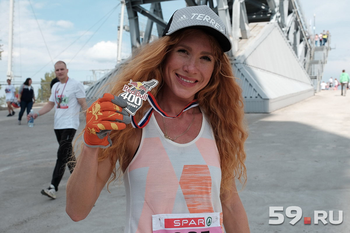 Победительница женского забега Екатерина Митяева – опытная спортсменка