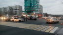 Проскочить не удалось: в Челябинске водитель маршрутки протаранил иномарку
