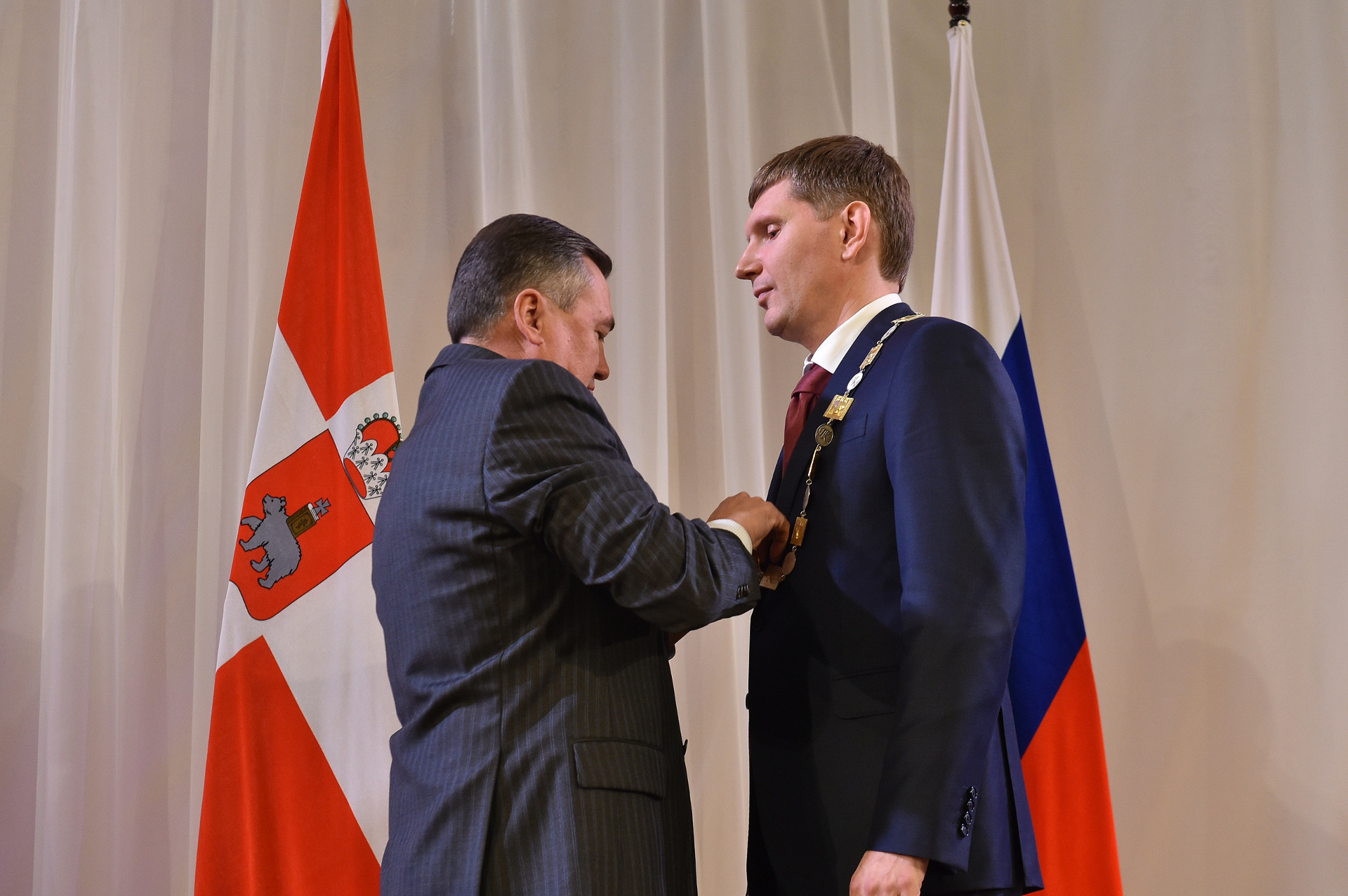 В церемонии инаугурации участвовал глава парламента Прикамья Валерий Сухих