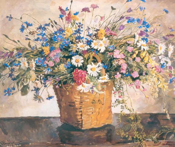 Петр Кончаловский. "Натюрморт. Полевые цветы" (1938)