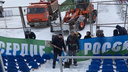 В Самаре болельщиков «Крыльев Советов» позвали убирать снег с «Металлурга»