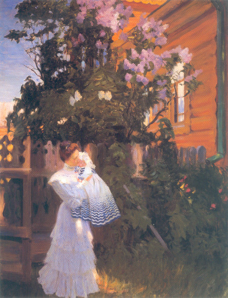 Борис Кустодиев. "Сирень" (1906)