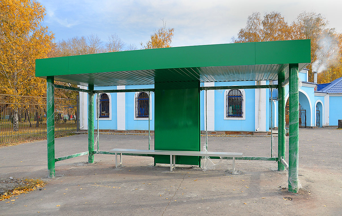 Новый навес появился у Сада Победы Новый навес появился у Сада Победы