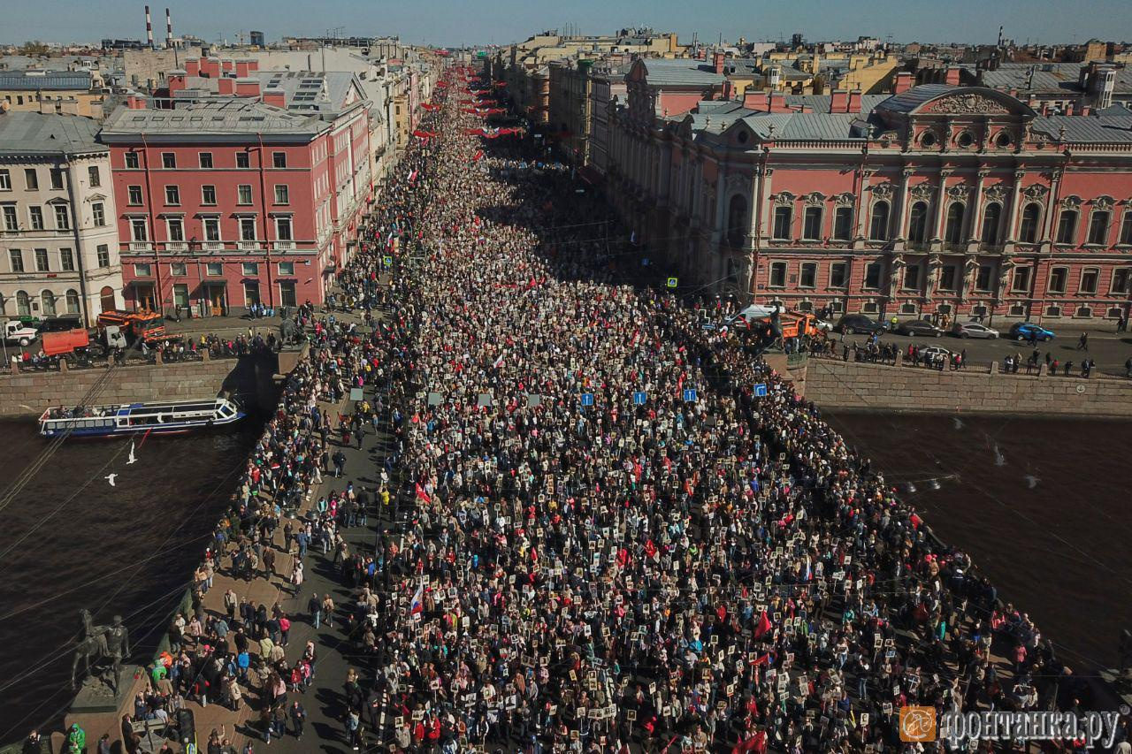 Бессмертный полк в с петербурге