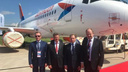 Новый «Cуперджет» передан авиакомпании «Азимут» в Ростове