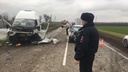 В Ростовской области маршрутка столкнулась с иномаркой: три человека погибли