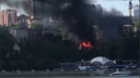 Большой пожар на Богатяновском спуске потушили