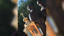 В Средней Ахтубе открыли памятник Петру и Февронии, спасающий от разводов