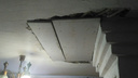 Обрушающийся потолок в доме на Чкалова управляйка спасла двумя листами ДСП