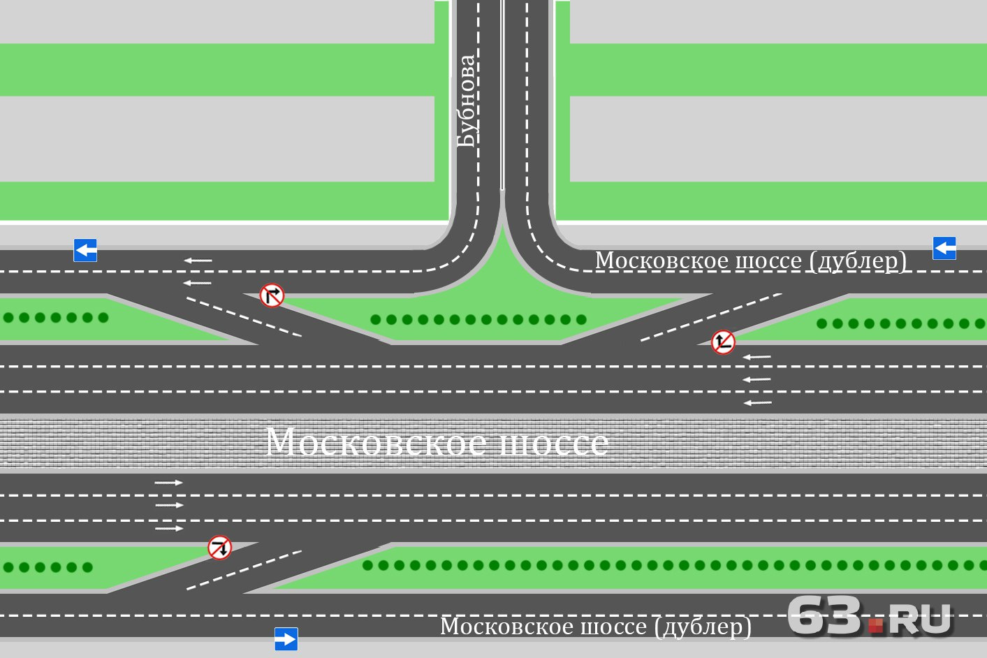 Перекресток 3 дорог. Что такое дублёр на дороге. Перекресток с дорогой дублером. Московское шоссе дублер Самара. ПДД съезд на дублер.