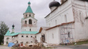 В Антониево-Сийском монастыре завершилась реставрация фасада Троицкого собора