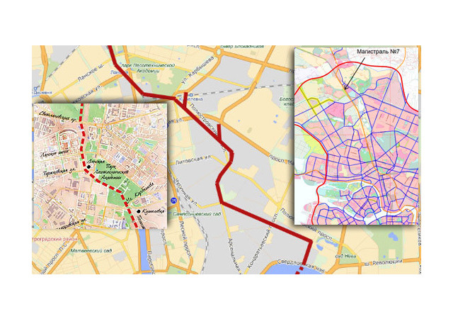 Трасса м32 спб схема на карте