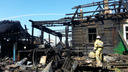 В Маймаксе от огня пострадал двухквартирный дом
