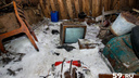 Из-за коммунальной аварии дом пермского ветерана тыла оказался замурованным во льду