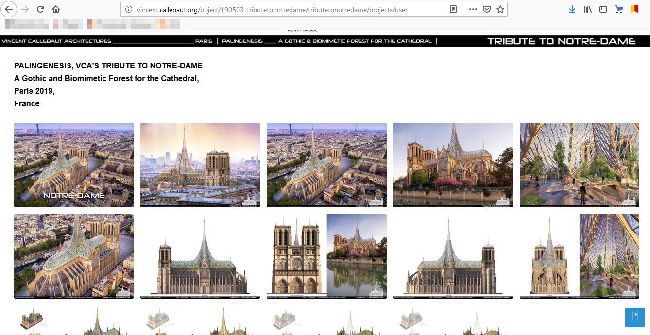 Скриншот с сайта vincent.callebaut.org
