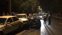 Столкнулись «гармошкой»: на Агибалова в ДТП пострадали четыре легковушки