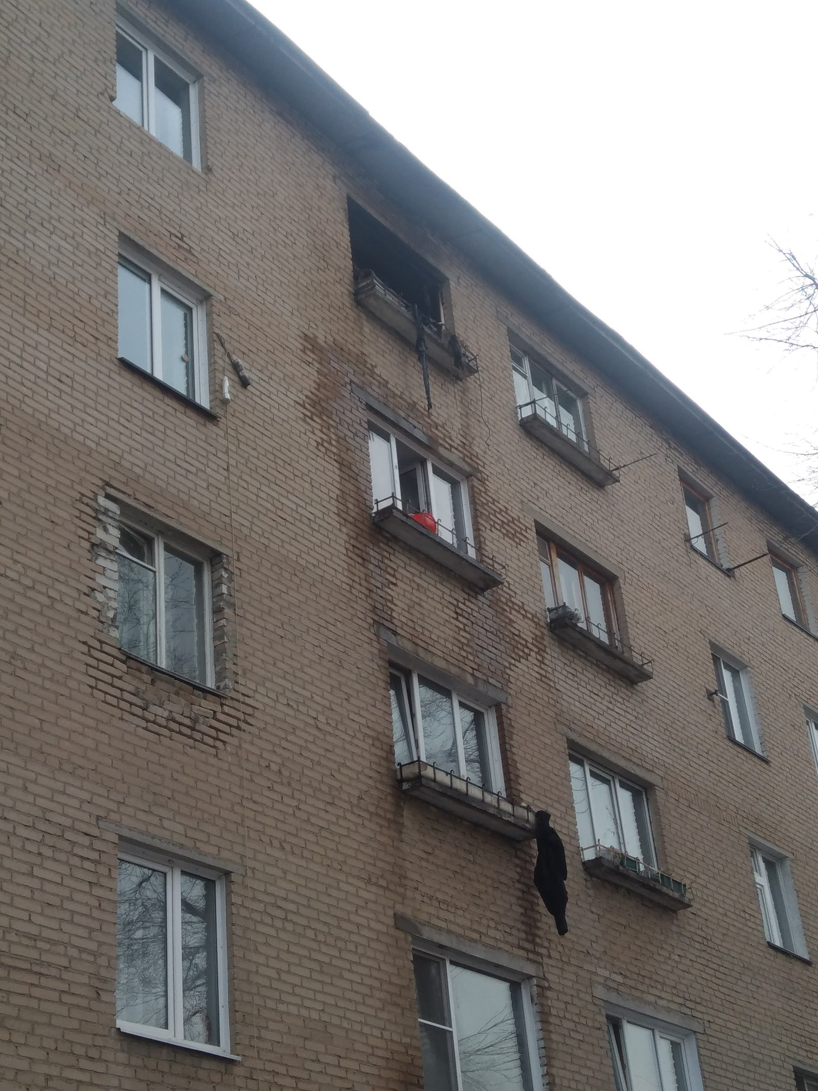 Во время пожара в квартире погиб мужчина