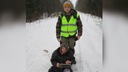 Лесной инспектор спас замерзающую в cнегу бабушку