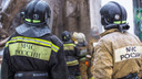 В Челно-Вершинском районе 12 огнеборцев тушили дом