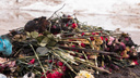В центре Архангельска загорелись цветы, возложенные в память о трагедии в Кемерово