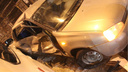В Северодвинске водитель LADA Kalina пострадала при столкновении с Mitsubishi