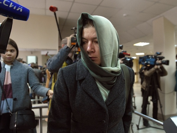 Светлана Дель в Зеленоградском суде//Кристина Кормилицына/Коммерсантъ