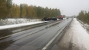 В аварии на заснеженной трассе под Челябинском погиб пассажир иномарки