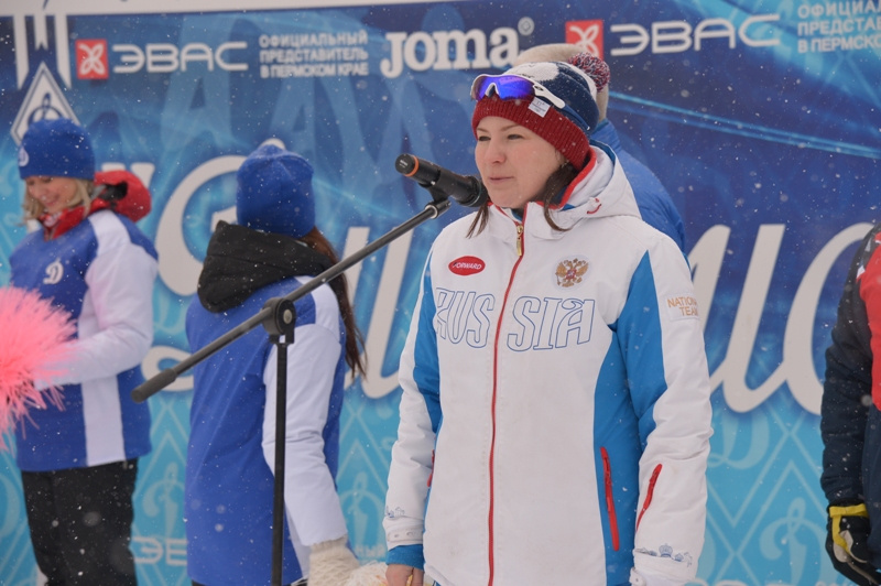 Приветствовала участников Светлана Высокова, бронзовый призер Олимпийских игр в Турине