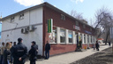 В Самаре возле больницы Пирогова сносят незаконный торговый павильон