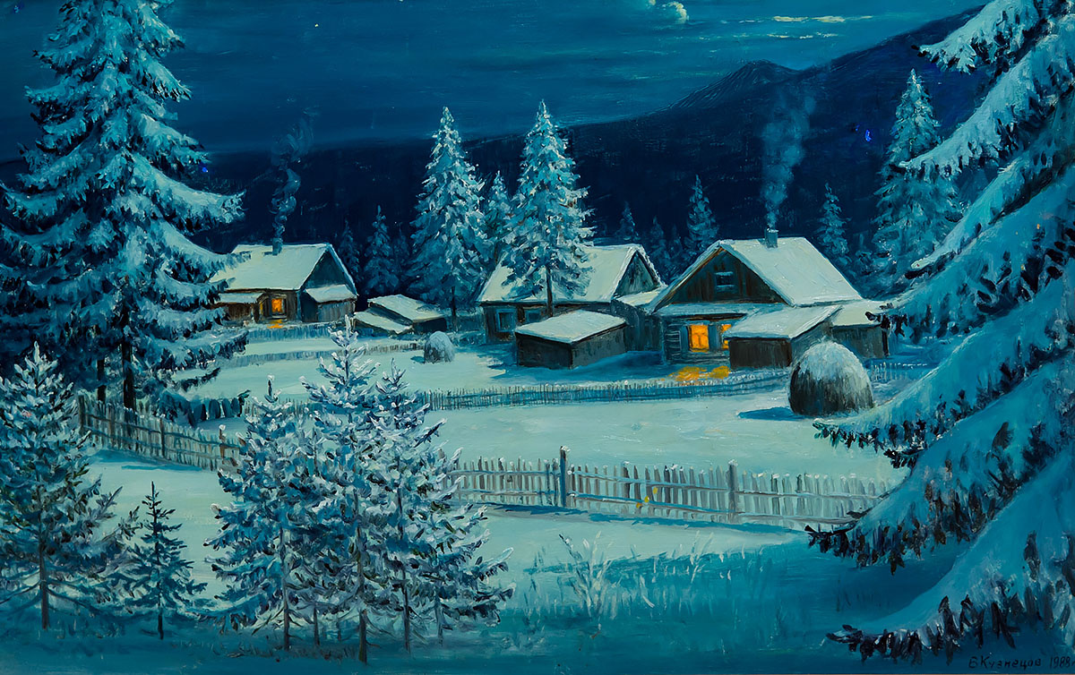 Сказочные зимние деревеньки напоминают о новогодних праздниках