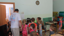 В самарском детском саду дети сами отремонтировали трубу