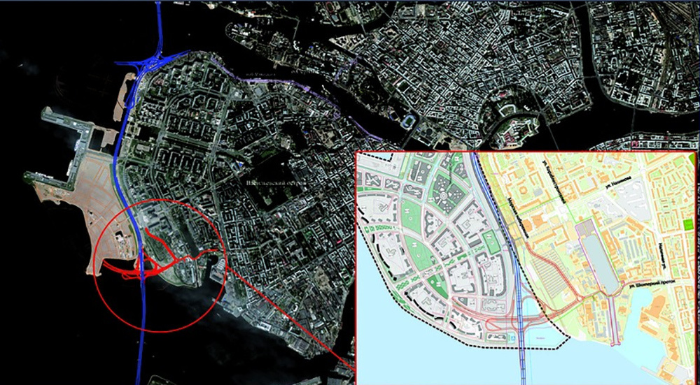 Карта планируемых новостроек спб