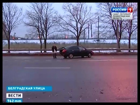 Кадр из телесюжета петербургских "Вестей"