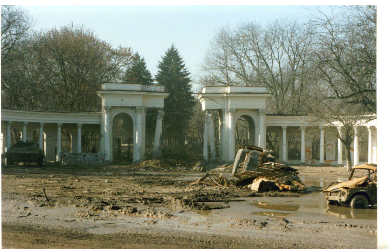 Район железнодорожного вокзала, Грозный, 1995 год