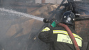 В Ростове сгорел гараж: при пожаре погиб его владелец