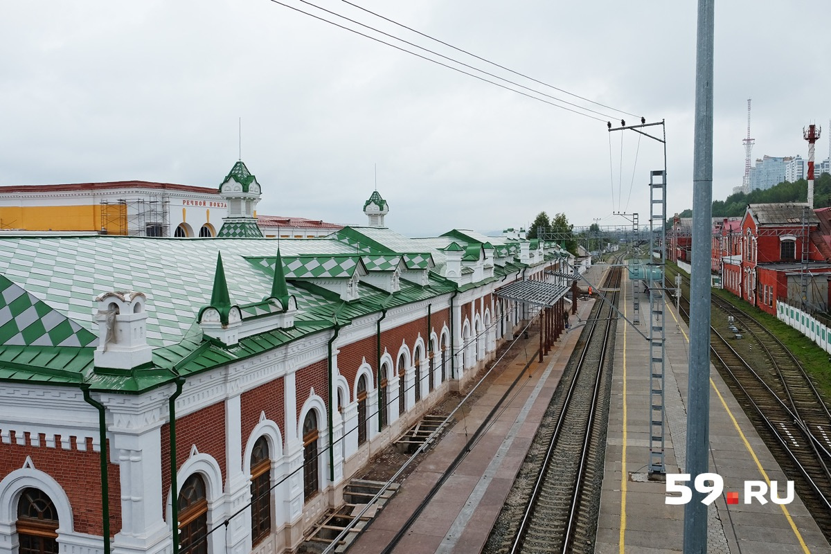 Горнозаводская ветка до конца XIX века заканчивалась на станции Пермь-I