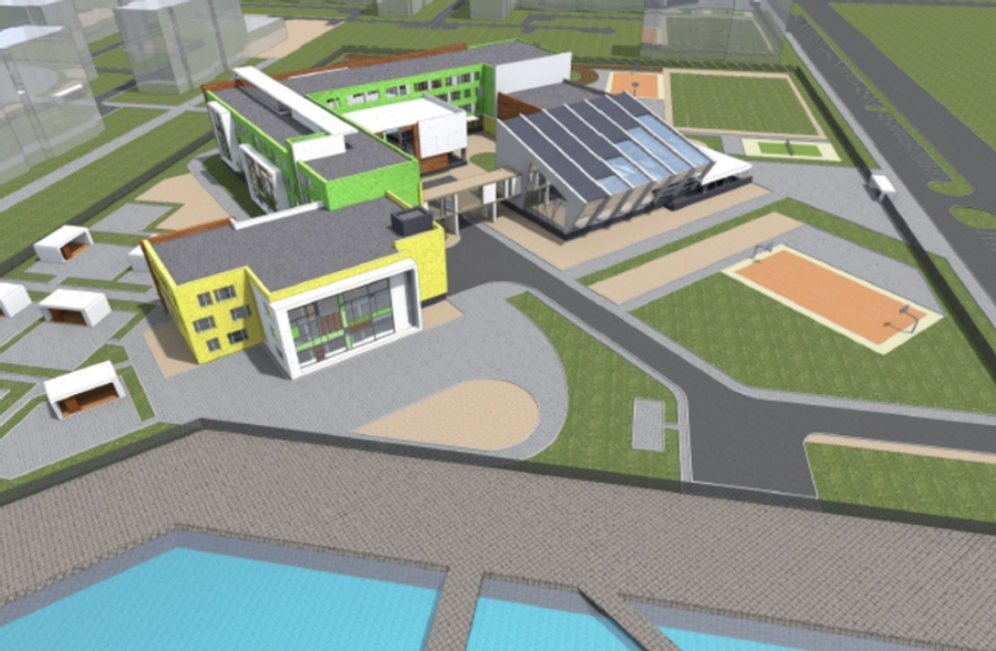 Так будет выглядеть новый образовательный центр с бассейном.