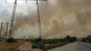 Жители Спартановки задыхались от смога, вызванного дымом степных пожаров