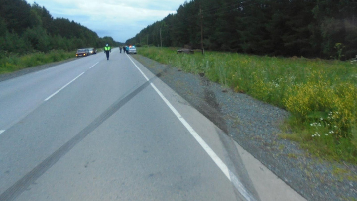 ВАЗ улетел с трассы в Челябинской области: водитель погиб