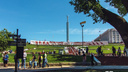 «Стену плача» на спуске площади Славы украсили спортивной инсталляцией