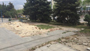 В центре Волгограда начали убирать руины ларьков у «Невского пассажа»