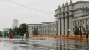 В Самаре по периметру площади Куйбышева установили забор