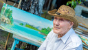 «Всё из жизни взято»: 95-летний художник-самоучка пишет картины, словно Шишкин