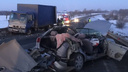 Двое погибли: на трассе M-5 под Сызранью Chevrolet врезался в грузовик